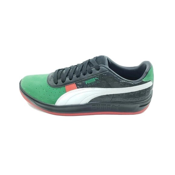 PUMA GV Special Mens Sneakers Black Green Red White Leather Size US 10 - Picture 2 of 10